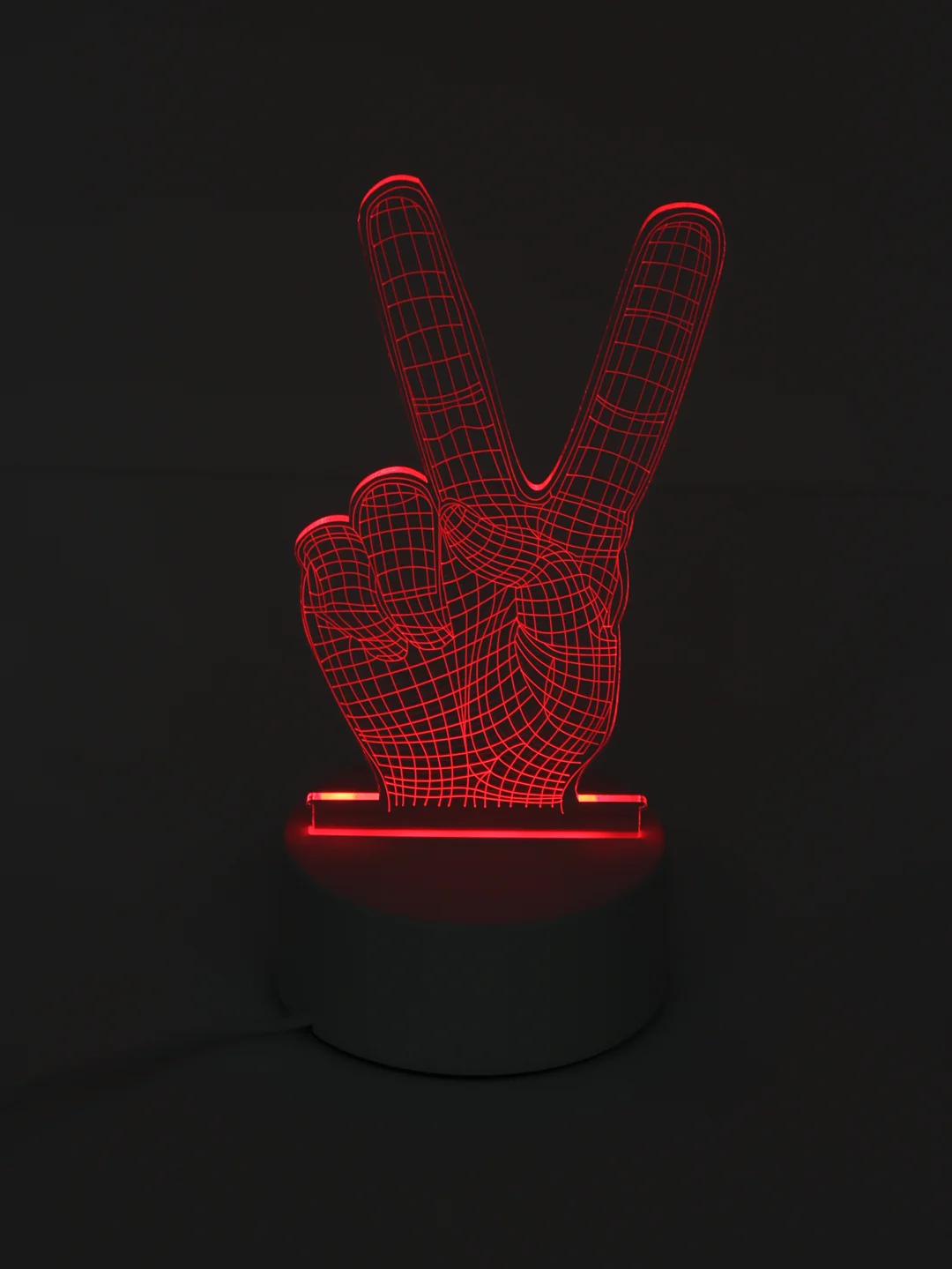 Светильник "Победа", LED RGB, от сети, 9,5 х 10 х 19 см