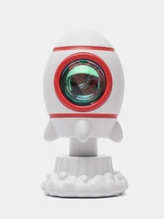 Ночник "Запуск" LED 3Вт 7 Цветов USB красный 16,5х8,5х8,7см