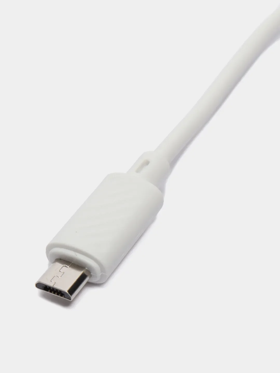 Белый кабель для зарядки Micro-USB, Type-C, Ligthtning USB до 3A Hoco X88 ПВХ 1м