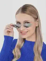Очки солнцезащитные, имиджевые унисекс с чехлом и салфеткой