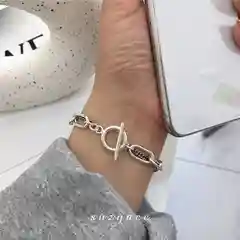 Золотой браслет на руку женский, цепь на руку с кулоном, цепочка