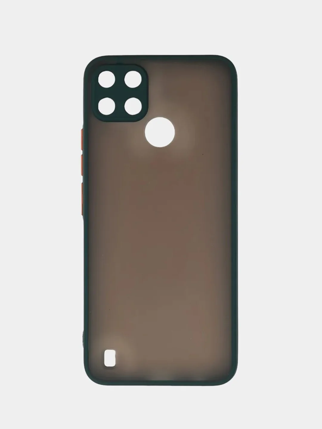 Морской чехол Realme C21Y / C25Y / Реалми C21Y / C25Y пластиковый, матовый, с цветными кнопками