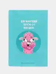 Голубой обложка для паспорта