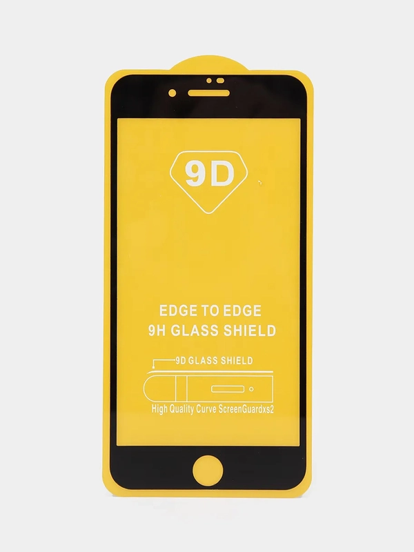 Защитное стекло 9D для iPhone 7, 6, 6 Plus, 7 Plus, 8 Plus