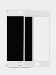 Защитное стекло iPhone 6 Plus, 3D, белый