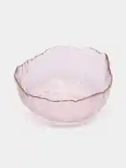 Салатник Lucky, розовый, с золотой каймой , 20 x 11 см, 1200 мл