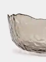 Салатник Lucky, серый, с золотой каймой, 13 x 6,5 см, 350 мл