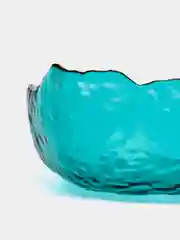 Салатник Lucky, зеленый, с золотой каймой, 13 x 6,5 см, 350 мл