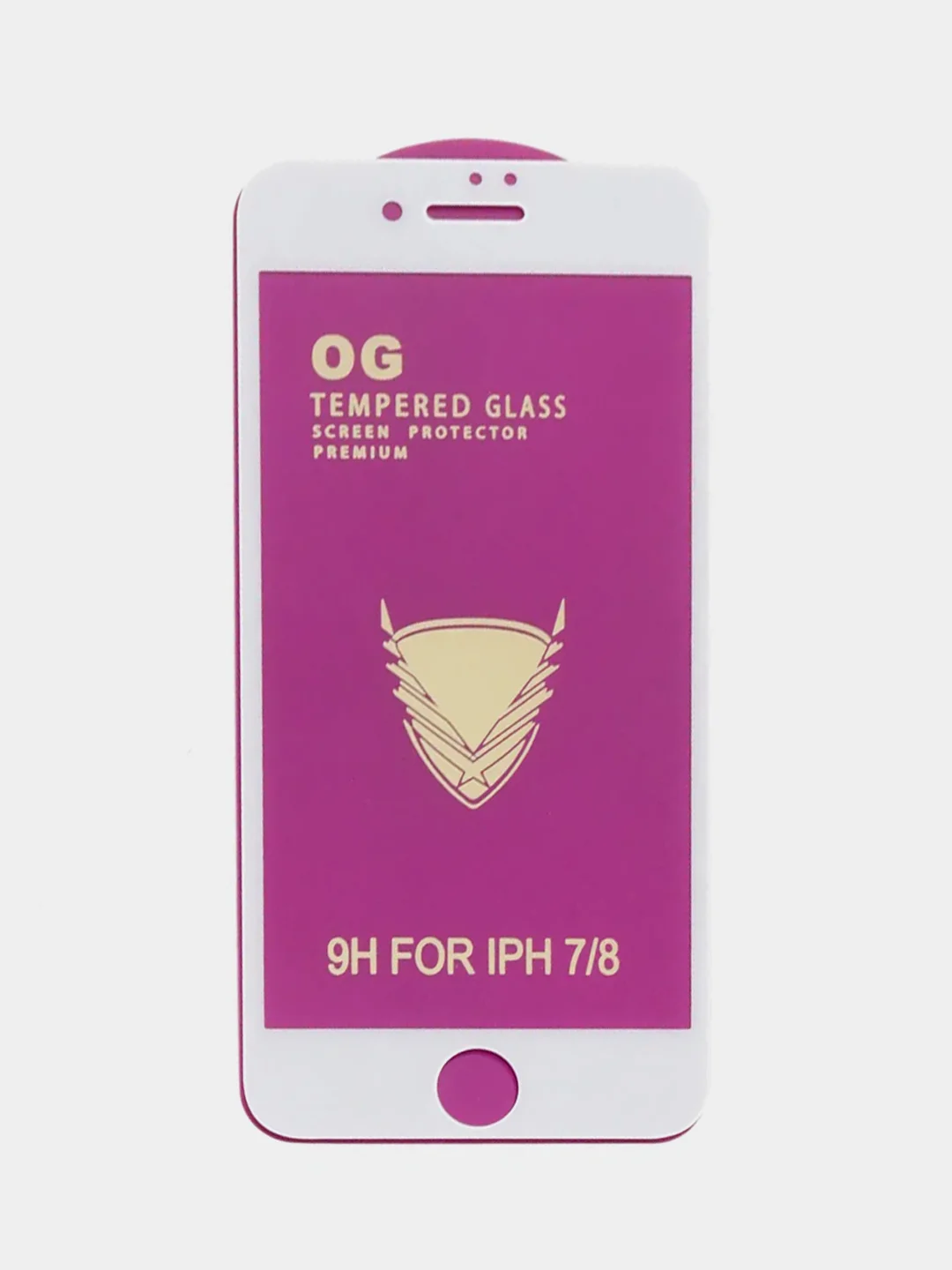 Белый защитное стекло iPhone 7 OG