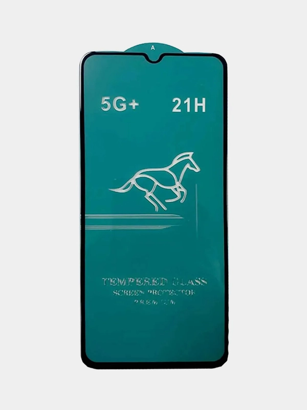 Защитное стекло HRS Full Glue для TECNO Spark 5, чёрный цвет