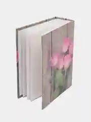 Кремовый фотоальбом "Цветы", на 100 фото, 10 х 15, твёрдая обложка, 30 видов