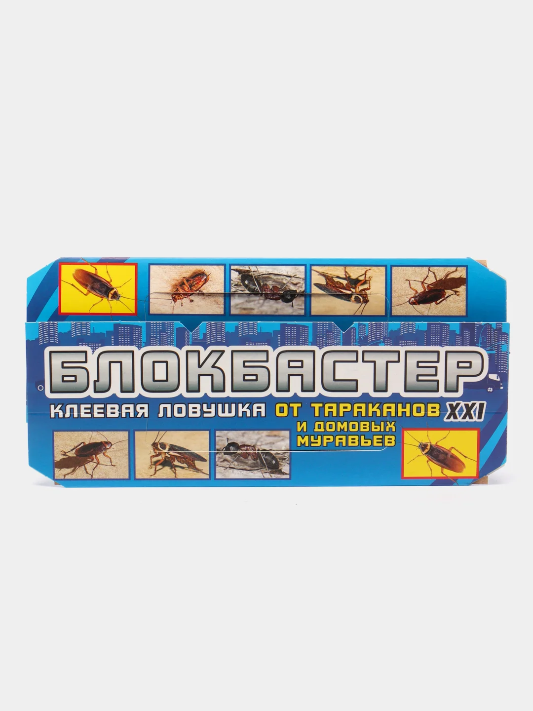 Блокбастер клеевая ловушка, домик 1 шт, 4 шт,  8 шт, 16 шт от тараканов