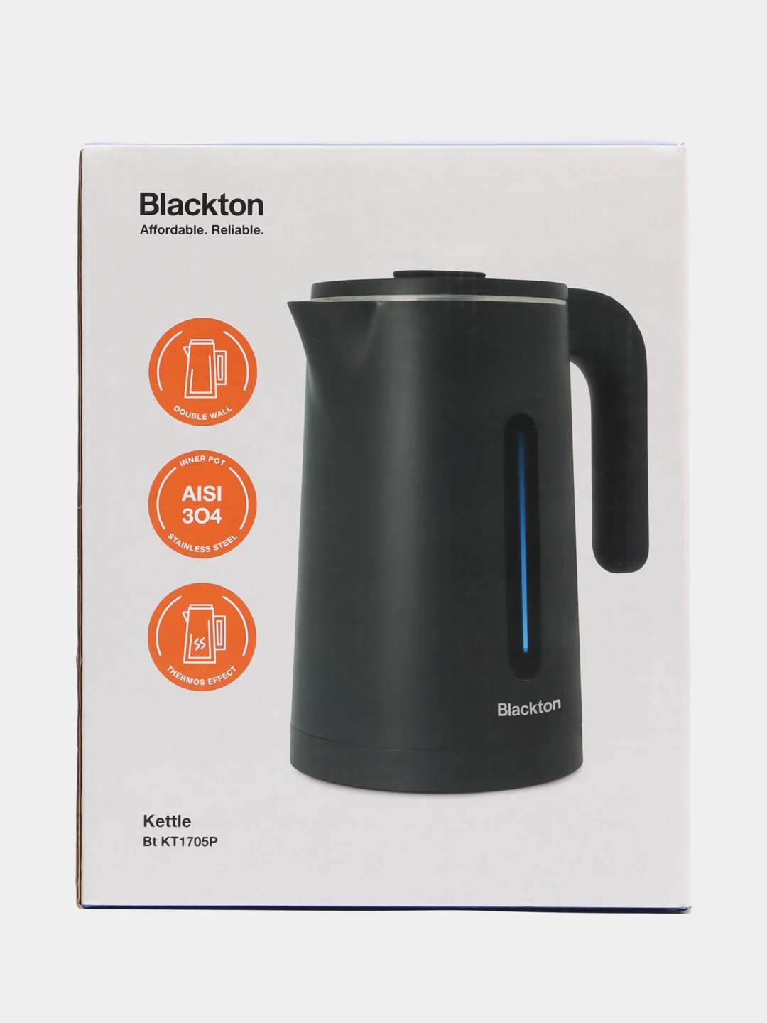 Белый чайник электрический Blackton Bt KT1705P, 1.8 л, 1850 Вт