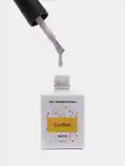 Молочная база с цветной поталью TNL CONFETTI