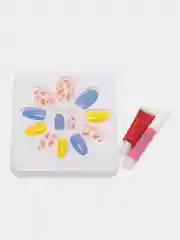 Аметистовый набор накладных ногтей для дизайна