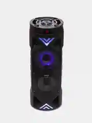 Черный беспроводная портативная музыкальная bluetooth колонка ZQS 6201/3 с подсветкой