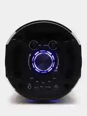 Черный беспроводная портативная музыкальная bluetooth колонка ZQS 6201/3 с подсветкой