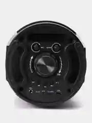 Черный беспроводная портативная музыкальная bluetooth колонка ZQS 6201/3 с подсветкой