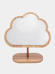 Зеркало настольное в деревянной оправе "High Tech - Cloud", 16 х 20 см