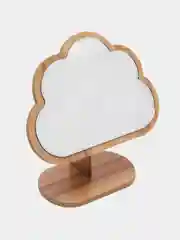 Зеркало настольное в деревянной оправе "High Tech - Cloud", 16 х 20 см