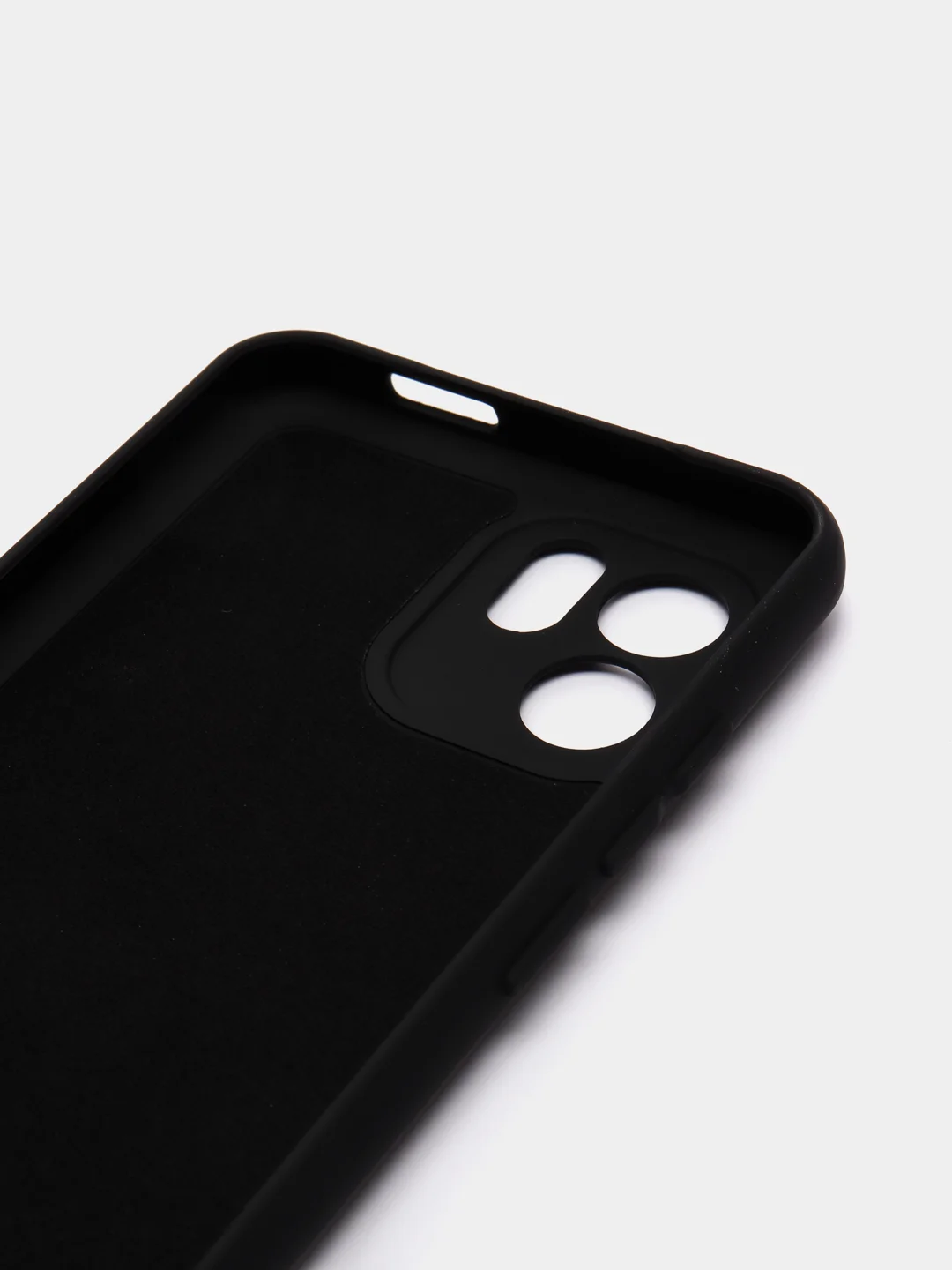 Черный чехол Silicone Cover для Xiaomi Redmi A1 (Сяоми Редми А1), силиконовый