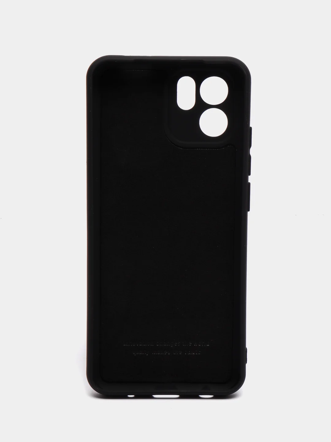 Черный чехол Silicone Cover для Xiaomi Redmi A1 (Сяоми Редми А1), силиконовый