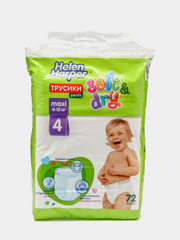 Подгузники-трусики Helen Harper Soft&Dry, размер 4 , 72 штуки