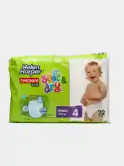 Подгузники-трусики Helen Harper Soft&Dry, размер 4 , 72 штуки