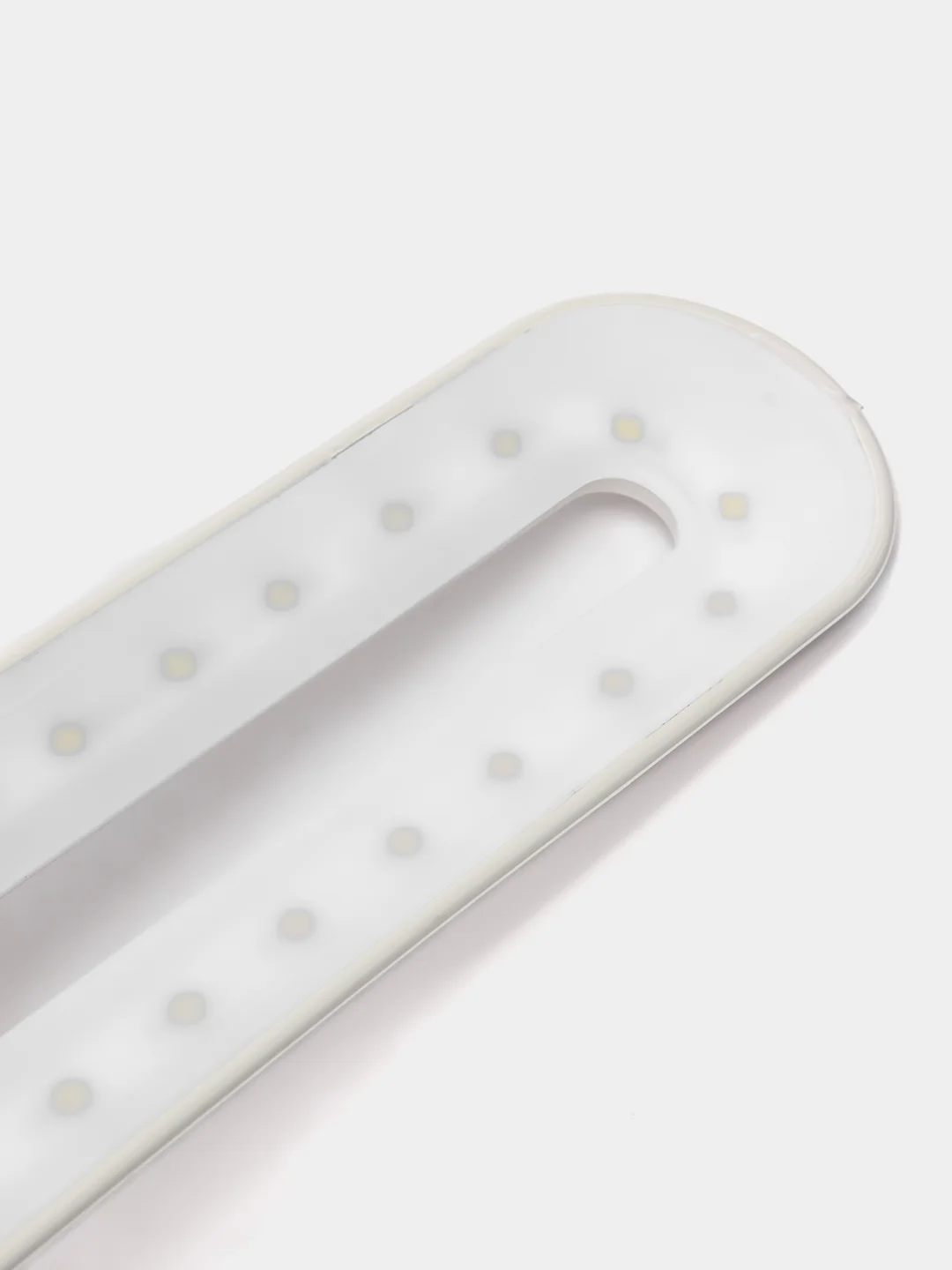 Белый светильник настольный на прищепке, офисный 24LED USB