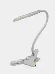 Белый светильник настольный на прищепке, офисный 24LED USB