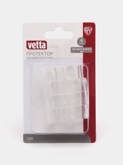 Протектор дверной ручки Vetta, ПВХ, 4 штуки