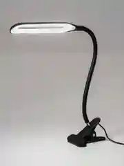 Черный светильник настольный на прищепке, офисный 24LED USB