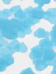Голубой конфетти "Сердца"