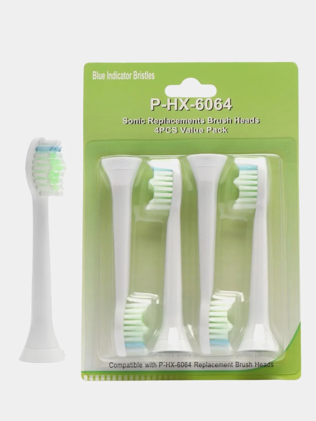 Лайм насадки для электрической зубной щетки Philips Sonicare, сменные