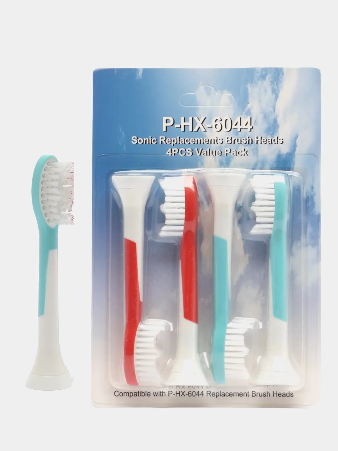 Голубой насадки для электрической зубной щетки Philips Sonicare, сменные
