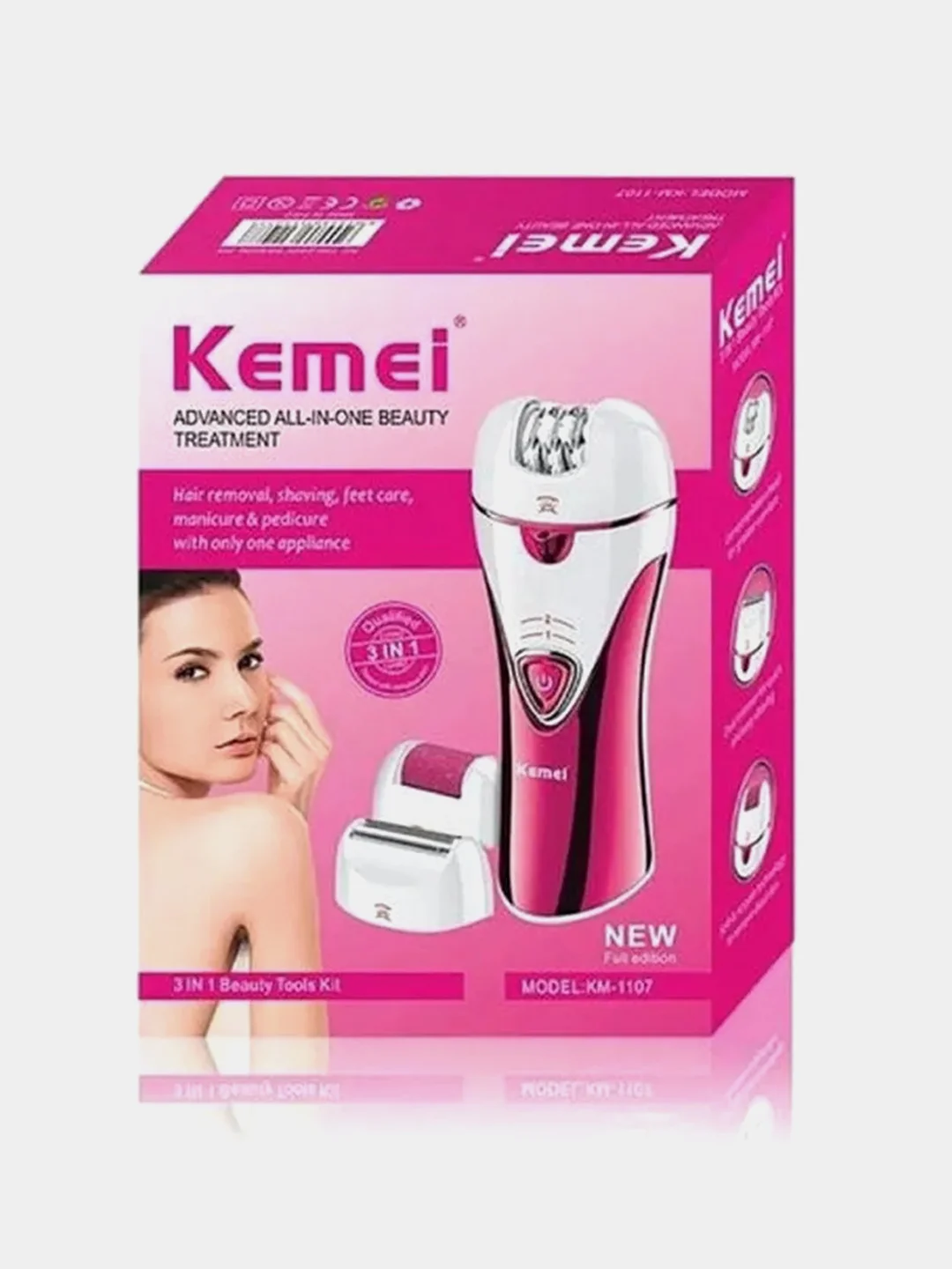 Эпилятор 3 в 1 Kemei KM-1107A