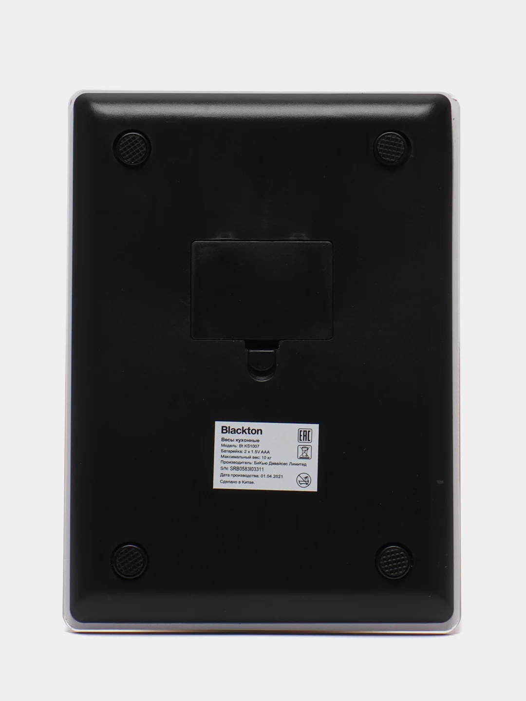 Красный весы кухонные электронные Blackton Bt KS1007 до 10 кг, СЕНСОРНОЕ УПРАВЛЕНИЕ, LCD-ДИСПЛЕЙ