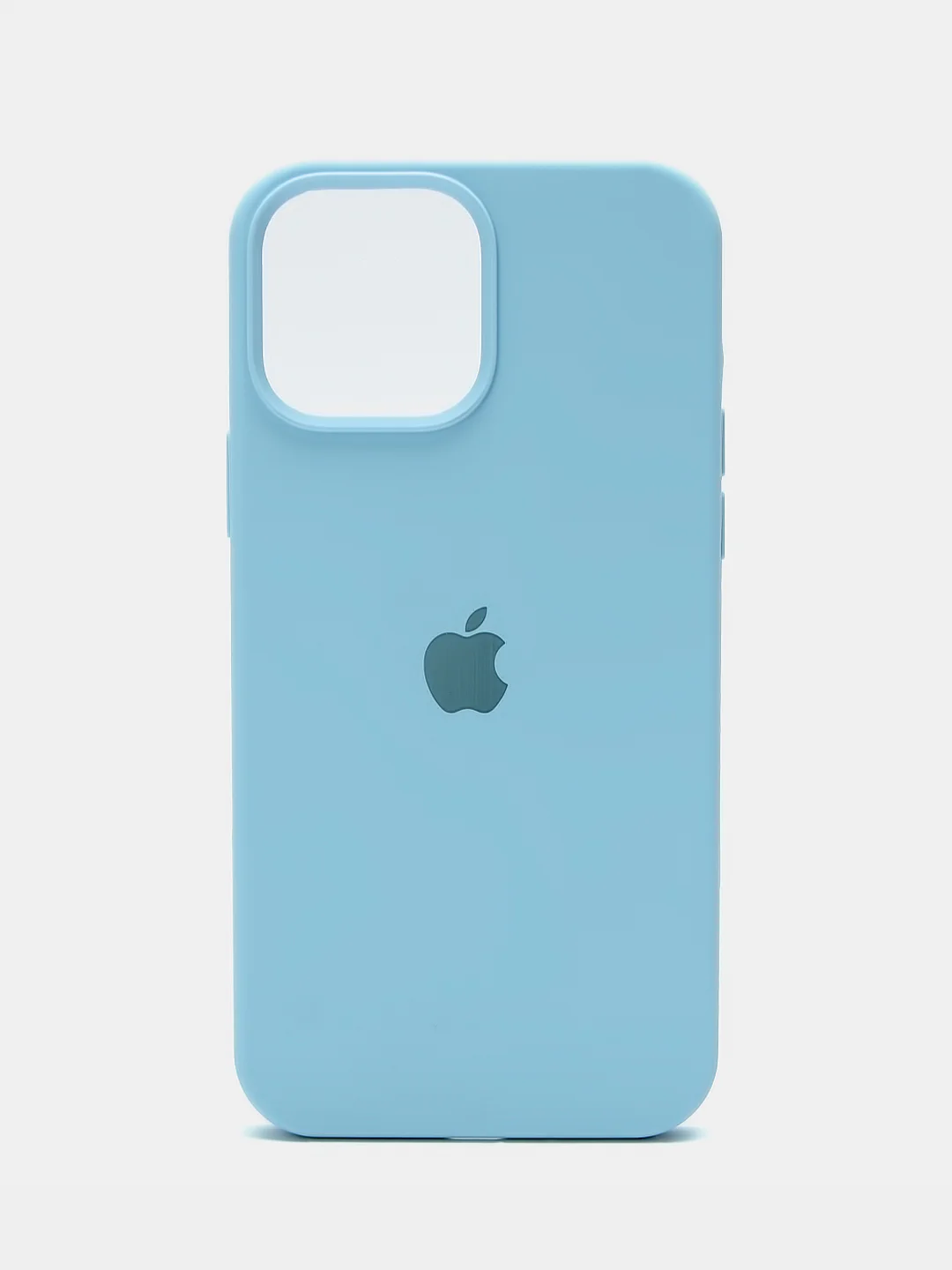 Ледяной чехол Silicone Case для iPhone 13 / 14, Pro, Pro Max с закрытым низом