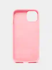 Розовый чехол Silicone Case для iPhone 13 / 14, Pro, Pro Max с закрытым низом