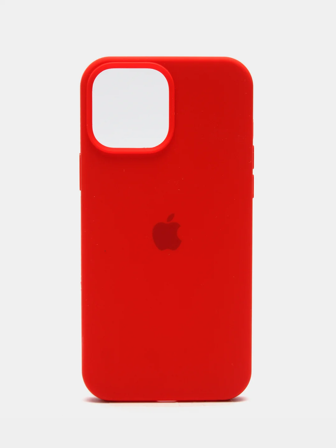 Алый чехол Silicone Case для iPhone 13 / 14, Pro, Pro Max с закрытым низом