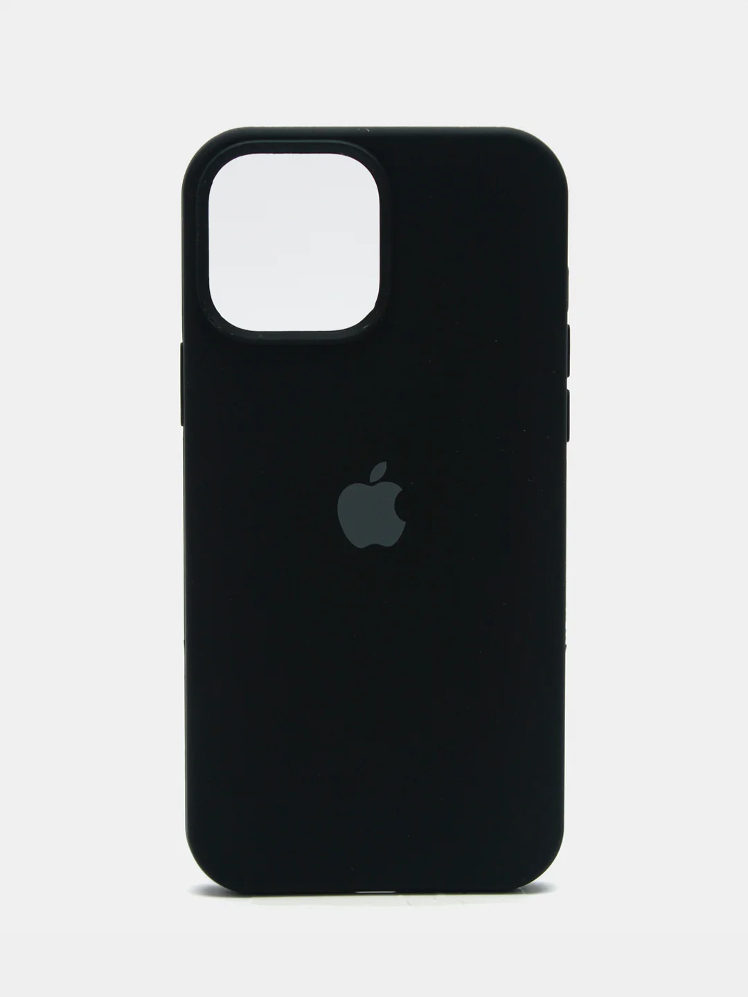 Черный чехол Silicone Case для iPhone 13 / 14, Pro, Pro Max с закрытым низом
