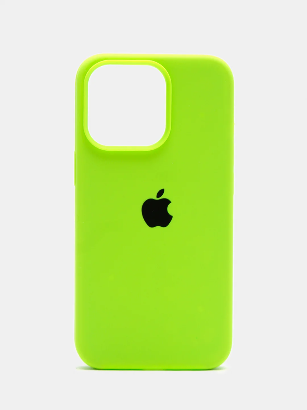 Салатовый чехол Silicone Case для iPhone 13 / 14, Pro, Pro Max с закрытым низом