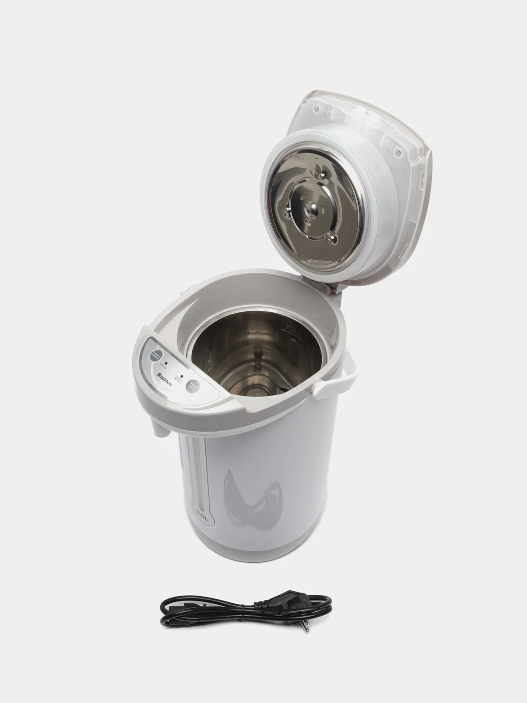 Белый термопот электрический Blackton BT TP331, 600 Вт / 3 л, чайник-термос
