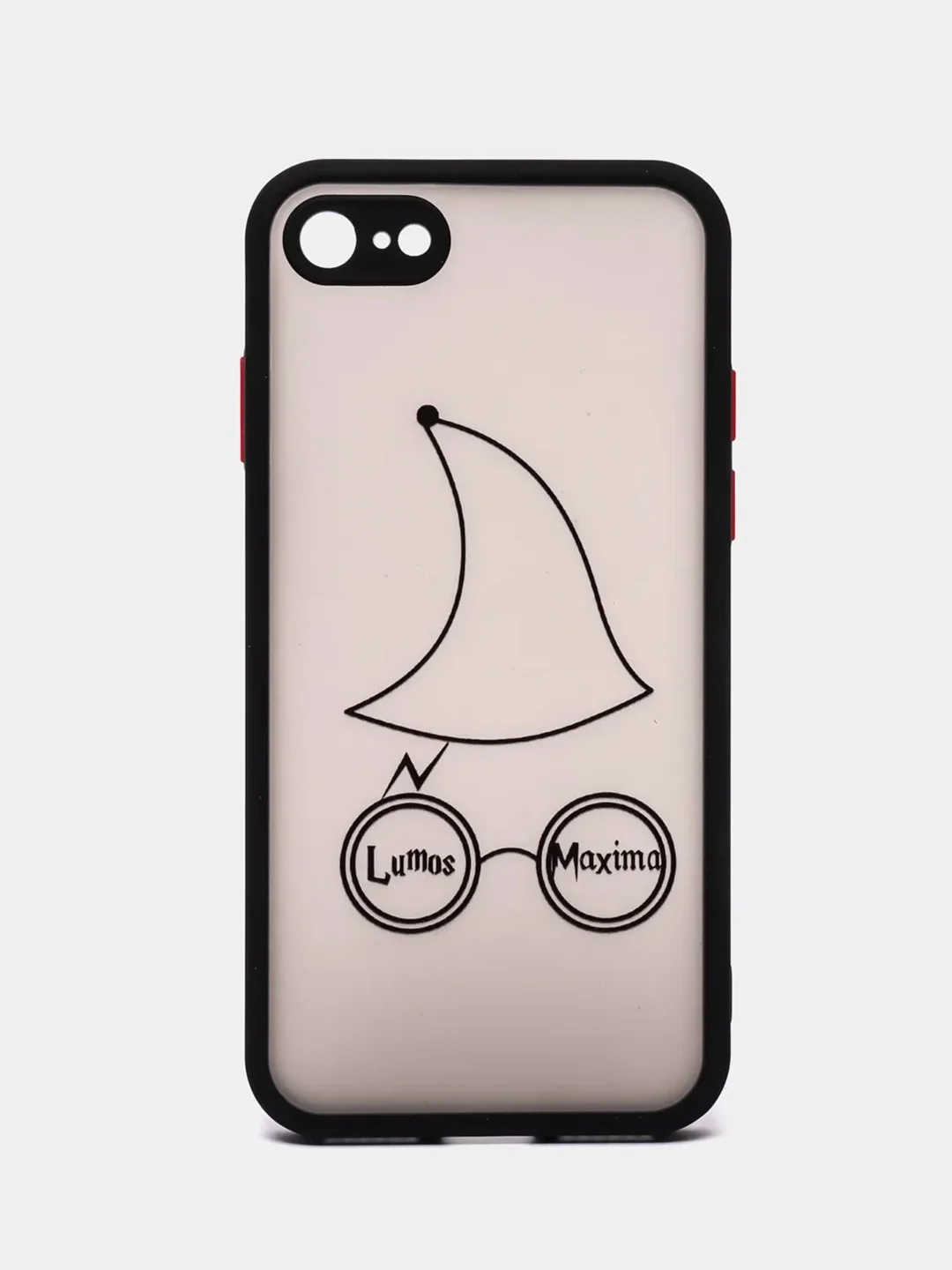Угольный чехол матовый на телефон "Гарри Поттер" для iPhone 7/8 Plus XR 11 12 mini PRO 13