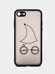 Угольный чехол матовый на телефон "Гарри Поттер" для iPhone 7/8 Plus XR 11 12 mini PRO 13