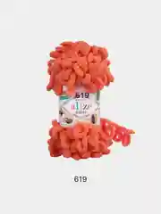 Коралловый пряжа Alize puffy