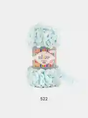 Ледяной пряжа Alize Puffy Fine, маленькие петельки, микрополиэстер, 100 г, 14 м