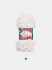 Пряжа Alize Puffy Fine, маленькие петельки, микрополиэстер, 100 г, 14 м