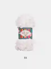 Пряжа Alize Puffy Fine, маленькие петельки, микрополиэстер, 100 г, 14 м