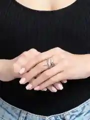 Серебряный кольцо "Скелет рыбы-меч"